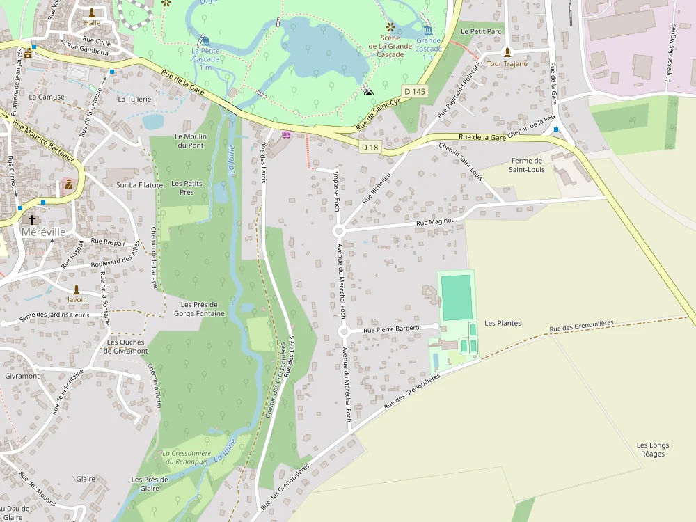 Plan de situation : 3 Avenue du Maréchal Foch, 91660 Le Mérévillois